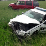 cop car crash
